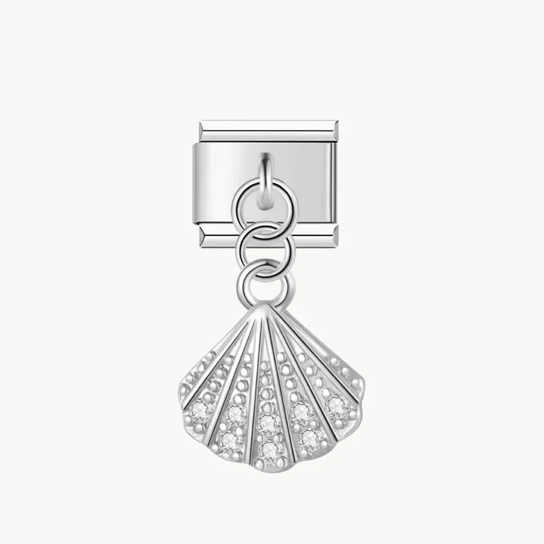 Pendentif coquillage brillant - Image 2
